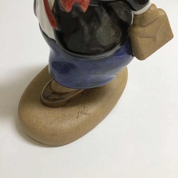 Rodo Padilla Mexican Artist Signed Sculpture Ceramic Girl Boss Woman on Phone - Picture 12 of 16